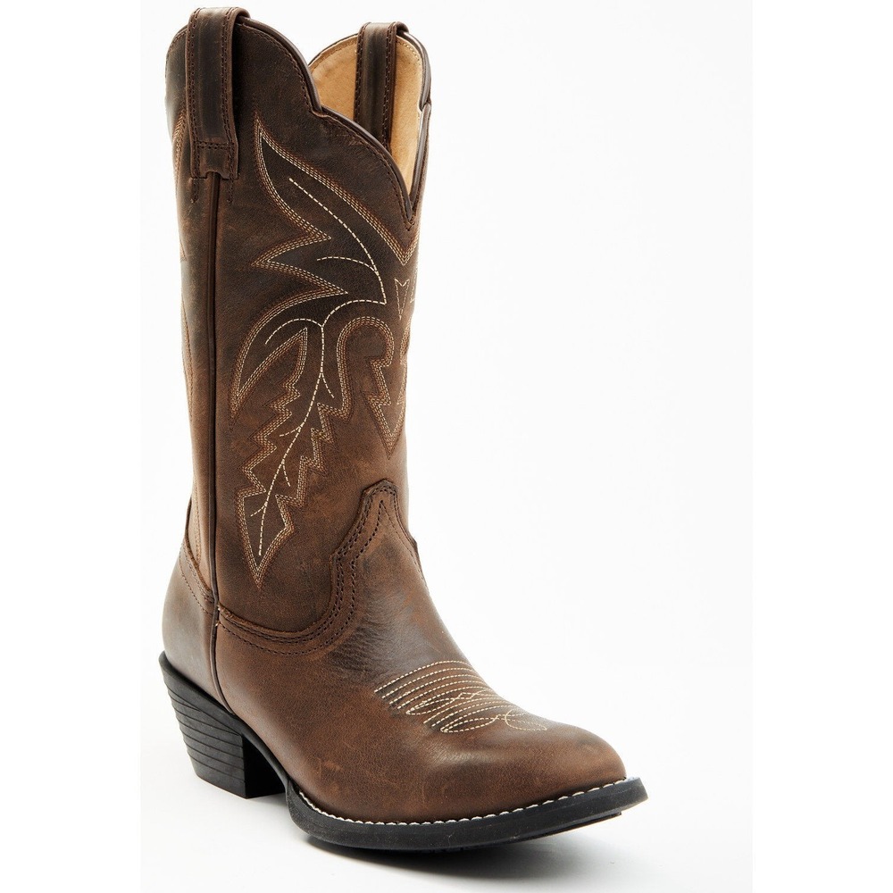 Shyanne® (Women's 9.5 WIDE) Rival™ Western Boots Round Toe in Brown - $170